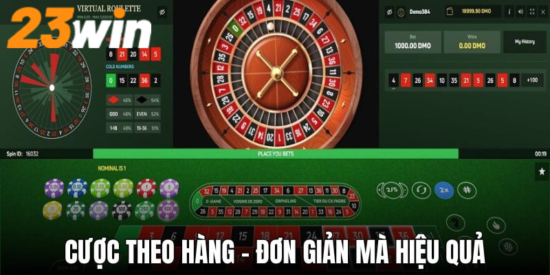 Cược theo hàng - Phương pháp làm giàu đơn giản mà hiệu quả